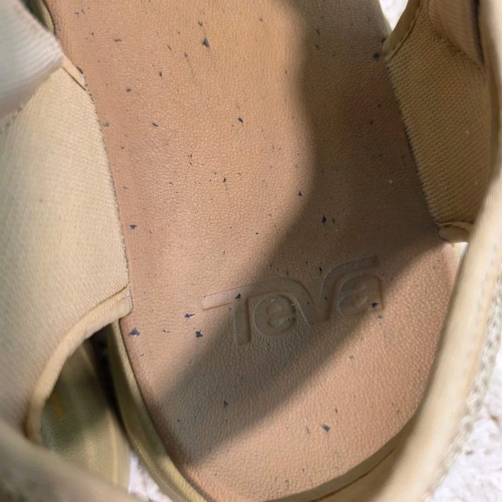 Teva Zymic Sandals‎ Sesame Tan Strappy Sport Outdoor Hiking Mens 14 Excellent